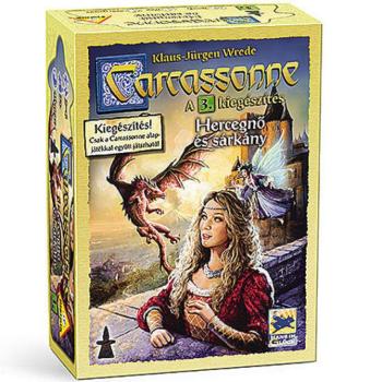 Carcassonne 3. kiegészítő - A Hercegnő és a sárkány kiegészítés a Carcassonne társasjátékhoz kép