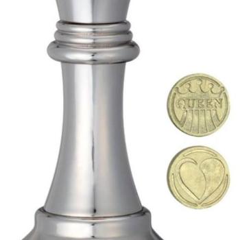 Cast Sakk - Királynő (ezüst) - fém ördöglakat kép
