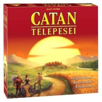 Catan telepesei stratégiai társasjáték kép