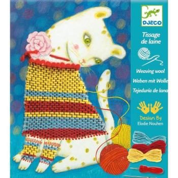 Cica öltöztetés - Varrós kreatív szett - Woolly Jumper - Djeco kép