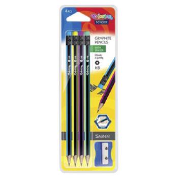 Colorino ceruzák radírral + hegyezővel 4 db kép