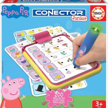 Conector Junior Peppa Pig Educa 40 kártya és 200 kérdés intelligens tollal kép