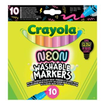 Crayola 10 db-os vastag hegyű NEON filckészlet kép