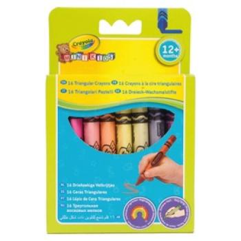 Crayola: 16 darabos háromszög zsírkréta készlet kép