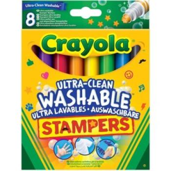 Crayola: extra 8 darabos kimosható nyomdafilc kép