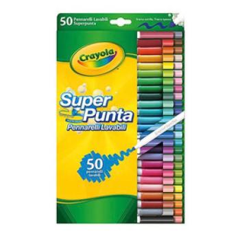 Crayola Kimosható vékony-vastag filctoll 50db kép