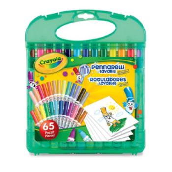 Crayola Lemosható mini filctoll klt. tartóban kép