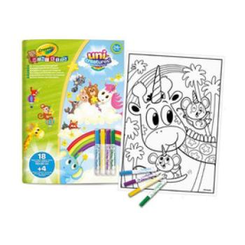 Crayola Mini Kids Állatkornis kifestő és filctoll kép