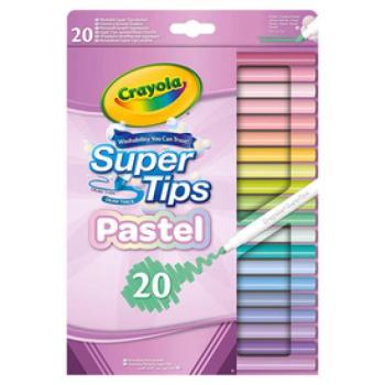 Crayola Supertips mosh. filc pasztell 20db kép