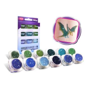 Csillámpor szett 12 x 2, 5 ml hideg színek (cool colours) kép