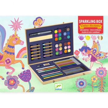 Csillogó kreatív doboz - Kreatív szett - Sparkling box of colours - DJ09797 kép