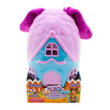 Cuki kutyusok házikóban, 6 féle kép