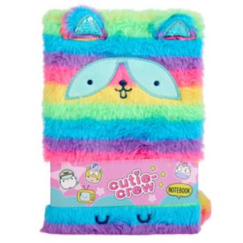 Cutie Crew 15x20, 5 cm füzet plüss borítással, 3 féle kép