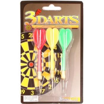 Darts fémhegyű dobónyíl 3 darabos készlet kép