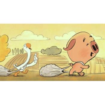 Diafilm - Malac és Liba kirándul kép