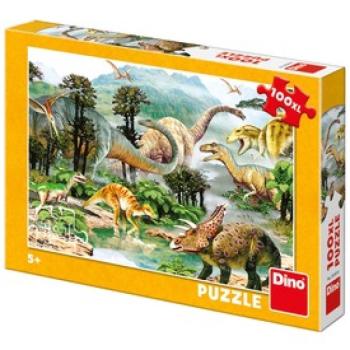 DINO Dinoszauruszok 100 darabos XL puzzle kép