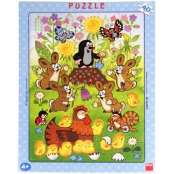 Dino Kisvakond húsvétja 40 darabos puzzle kép