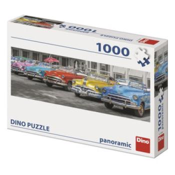 Dino Puzzle 1000 db panoráma - autótalálkozó kép