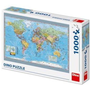 Dino Puzzle 1000 pcs - Politikai világtérkép kép