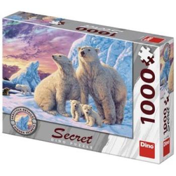 Dino Puzzle 1000 pcs, titkos - Jegesmedvék kép