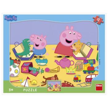 Dino Puzzle 12 db - Peppa kép