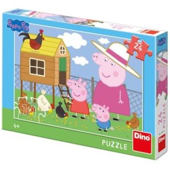 Dino Puzzle 24 db - Peppa malac kép