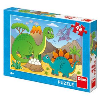 Dino Puzzle 48 db - Dínók kép