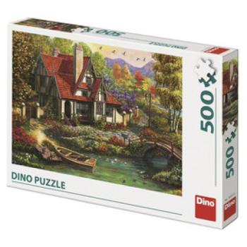 Dino Puzzle 500 db - Ház a tónál kép