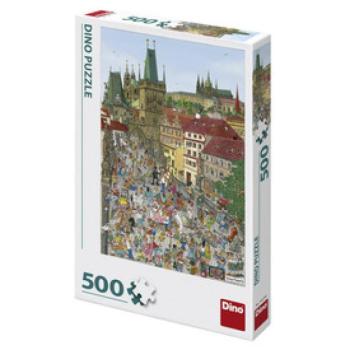 Dino Puzzle 500 db - Lőportorony Prága kép