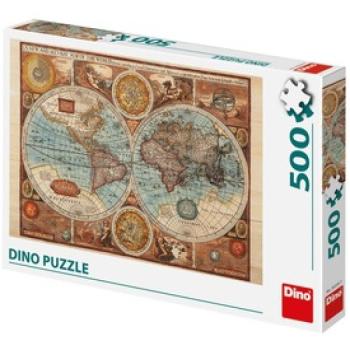 Dino Puzzle 500 db - Világtérkép 1626-ból kép