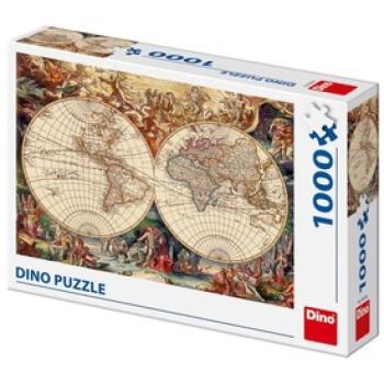 Dino Történelmi világtérkép 1000 darabos puzzle kép