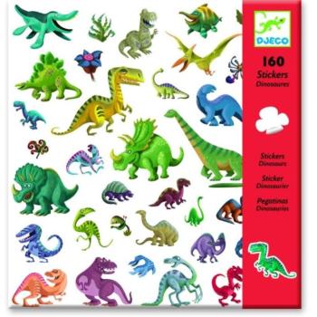 Dinók matrica gyűjtemény 160 db-os - Dinosaurs - Djeco kép