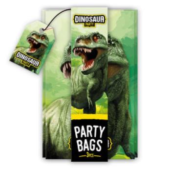 Dínós ajándéktasak 21, 5 cm x 13 cm 3 db kép