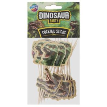 Dínós parti pálcikák, 9 cm, 24 db kép