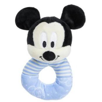 Disney: Mickey egér plüss csörgő bébijáték - 16 cm kép