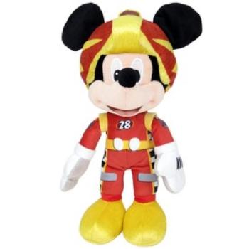 Disney: Mikiegér autóversenyző plüssfigura - 25 cm kép