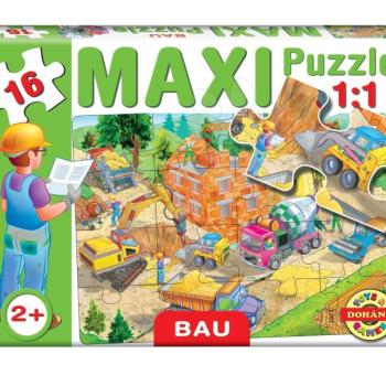 Dohány baby gyermek puzzle Maxi Építkezés 16 darabos 640-5 színes kép