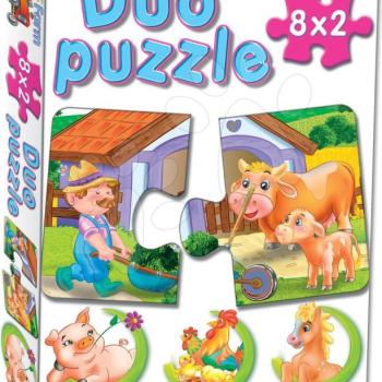 Dohány baby puzzle 2 részes képekkel Duo Farm 638 kép