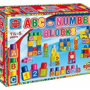 Dohány gyerek építőjáték Maxi Blocks ABC - Number 682 kép