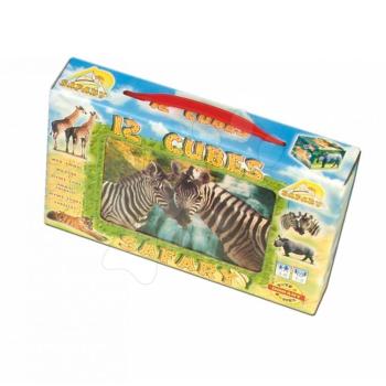 Dohány nagy játékkockák mix szafari állatkák 602-1 kép