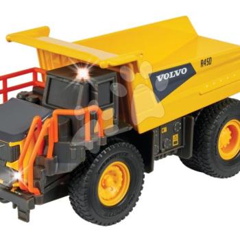 Dömper Volvo Rigid Hauler Majorette hanggal és fénnyel hossza 20 cm kép