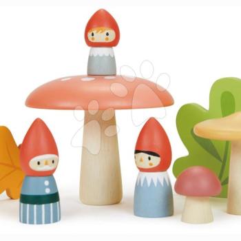 Drevená rodina trpaslíkov Woodland Gnome Family Tender Leaf Toys s 3 figúrkami od 3 rokov TL8388 kép