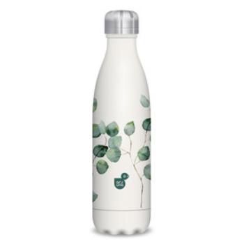 Duplafalú fémkulacs 600ml - Botanic leaf kép