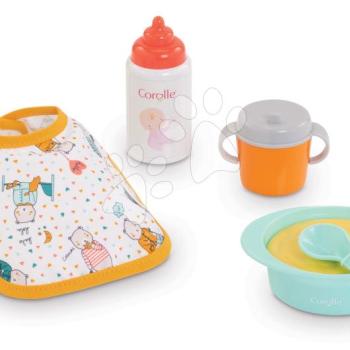 Ebédkészlet előkével Mealtime Set Corolle 30 cm játékbabának 5 kiegészítővel 18 hó-tól kép