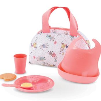 Ebédkészlet táskában Mealtime set Mon Grand Poupon Corolle 36-42 cm játékbabának 24 hó-tól kép