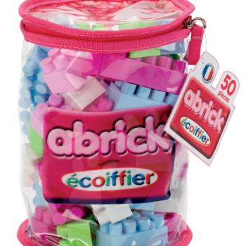 Écoiffier gyerek építőjáték Abrick 50 darab 485 rózsaszín kép