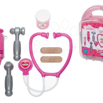 Écoiffier orvosi bőrönd játékbabáknak kiegészítőkkel rózsaszín 2875 kép