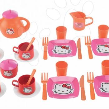Écoiffier teáskészlet Hello Kitty gyerekeknek 2609-1 rózsaszín-narancssárga kép
