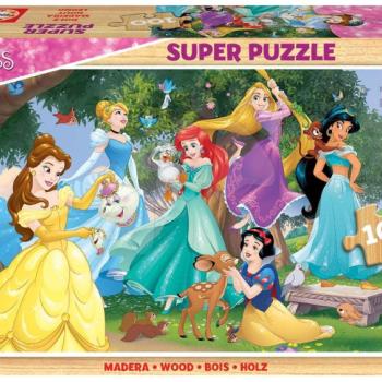 Educa gyerek fa puzzle Disney Hercegnők 100 darabos 17628 kép