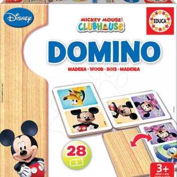 Educa gyermek dominó fából Mickey Mouse és barátai 28 db 16037 kép